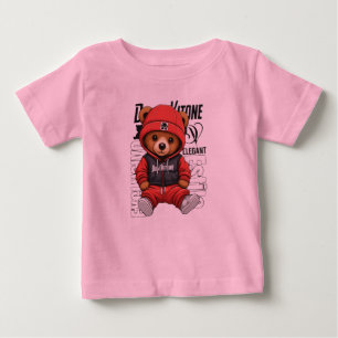 Don Vitone – Roter Teddy King Vitotone Bear – Rote Baby T-shirt
