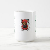 Don Vitone – Roter Teddy King Vitotone Bear – Rote Kaffeetasse (Mittel)