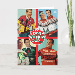 Don we now Our GAY Apparel - Gay Men Holiday Card Feiertagskarte