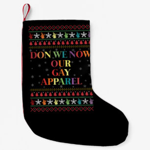Don We now Our Gay Apparel Gay Weihnachten Kleiner Weihnachtsstrumpf