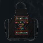 Don We now Our Gay Apparel Gay Weihnachten Schürze<br><div class="desc">Don We now Our Gay Apparel Gay Weihnachten</div>