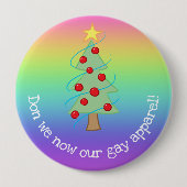 Don We now Our Gay Apparel Rainbow Button (Vorderseite)