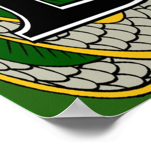 Donahue Celtic Dragon Print Poster (Ecke)