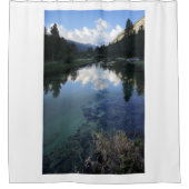 Donahue Pass von Lyell Fork - John Muir Trail Duschvorhang (Vorderseite)