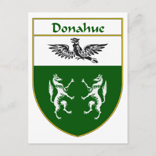 Donahue-Wappen/Familienwappen Postkarte