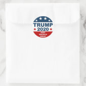 Donal Trump 2020 Behielt Amerika groß Runder Aufkleber (Tasche)