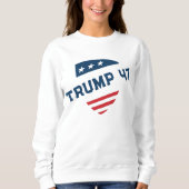 Donal Trump 47 Distressed Sweatshirt patriot (Vorderseite)