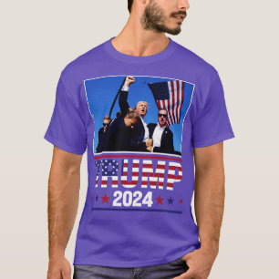 Donald 2024 überlebte Schuss bei der Kundgebung 2 T-Shirt