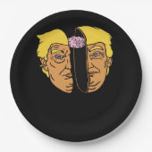 Donald Brain Trumpkin Artwork Pappteller (Vorderseite)