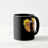 Donald Brain Trumpkin Artwork Tasse (VorderseiteRechts)