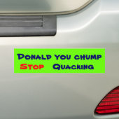 Donald chump Trumpf-Autoaufkleber Autoaufkleber (Auf Auto)