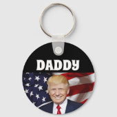DONALD DADDY TRUMP REVERSIBLE SCHLÜSSELANHÄNGER (Vorderseite)