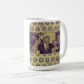 Donald Drumpf u. das Clintons = die Kaffeetasse (VorderseiteRechts)