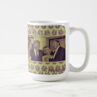 Donald Drumpf u. das Clintons = die Kaffeetasse