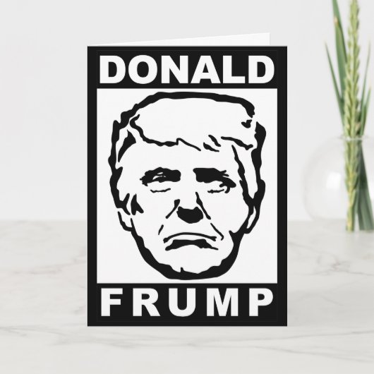 Donald Frump Karte (Vorderseite)