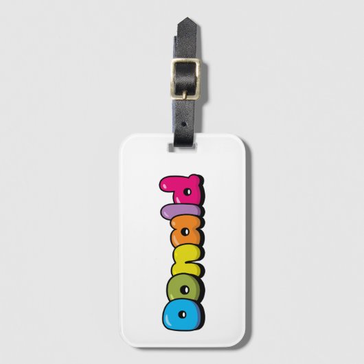 Donald Gepäckanhänger (Vorderseite Vertikal)