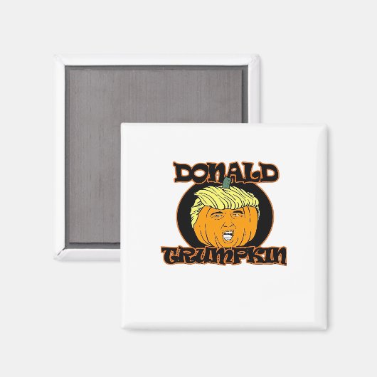 Donald Halloween Costume Trumpkin Magnet (Vorderseite/Rückseite)