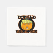 Donald Halloween Costume Trumpkin Serviette (Vorderseite)