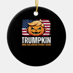 Donald Halloween - Trumpkin macht Halloween Spooky Keramik Ornament