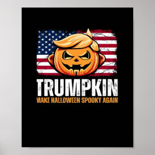 Donald Halloween - Trumpkin macht Halloween Spooky Poster