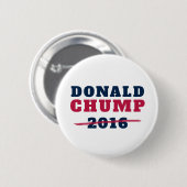 Donald-Holzklotz 2016 Button (Vorne & Hinten)