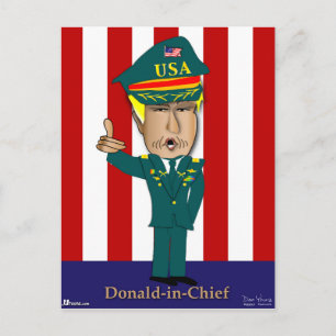 Donald-in-Chief Postkarte