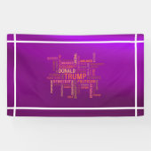 Donald j Trump 2016 Präsidentenbanner Banner (Horizontal)
