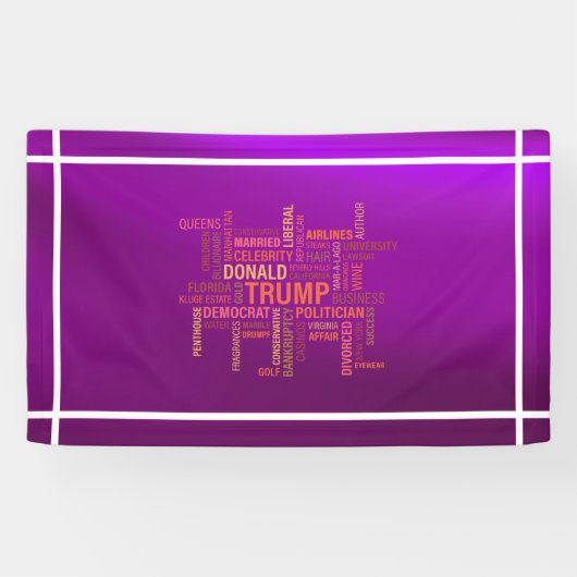 Donald j Trump 2016 Präsidentenbanner Banner (Horizontal)