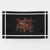 Donald j Trump 2016 Präsidentschaftskandidat Banner (Horizontal)