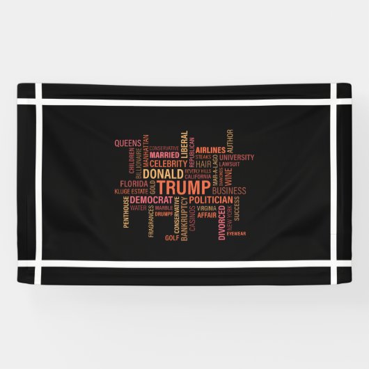 Donald j Trump 2016 Präsidentschaftskandidat Banner (Horizontal)