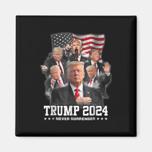 Donald J Trump 2024 Nie übergeben 1 Magnet