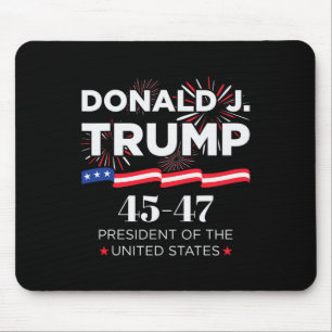 Donald J. Trump 45 47 Präsident Amtseinführungs Ta Mousepad
