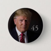 Donald J. Trump, 45. Präsident der US Button (Vorderseite)