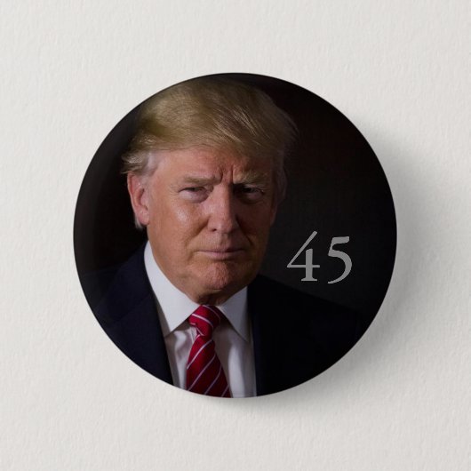 Donald J. Trump, 45. Präsident der US Button (Vorderseite)