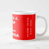 Donald J. Trump 45. Präsident der USA Jumbo-Tasse (Rechts)