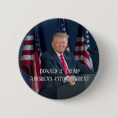 Donald J. Trump 45. Präsident Keepake Button (Vorderseite)