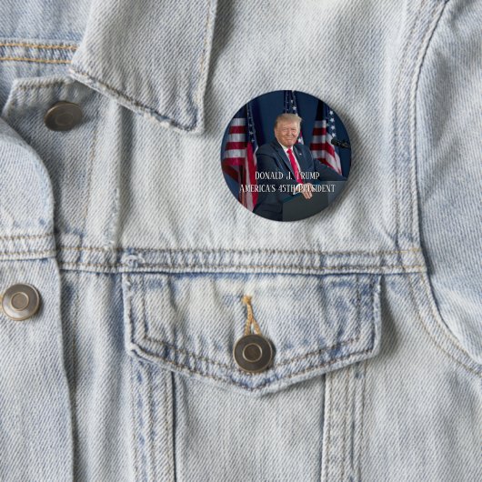 Donald J. Trump 45. Präsident Keepake Button (Beispiel)
