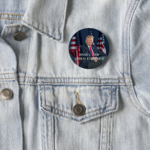 Donald J. Trump 45. Präsident Keepake Button