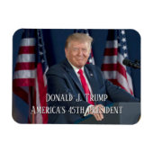 Donald J. Trump 45. Präsident Keepake Magnet (Horizontal)