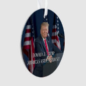 Donald J. Trump 45. Präsident Keepake Ornament (Vorderseite)