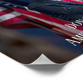 Donald J. Trump 45. Präsident Keepake Poster (Ecke)