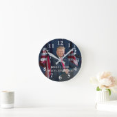 Donald J. Trump 45. Präsident Keepake Runde Wanduhr (Zuhause)