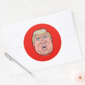 Donald J. Trump Cartoon Face Sticker (Umschlag)