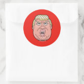 Donald J. Trump Cartoon Face Sticker (Tasche)