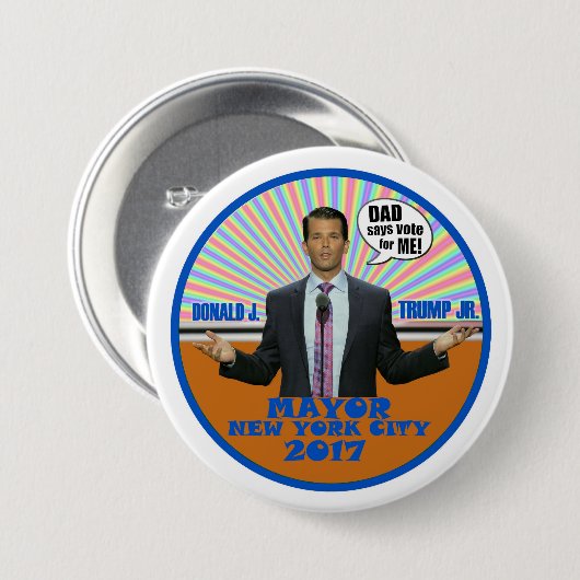Donald J. Trump, Jr. Button (Vorne & Hinten)