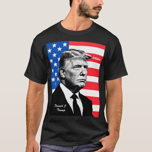 Donald J Trump Präsident T-Shirt (Vorderseite)