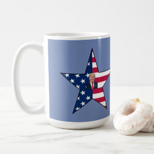 Donald J. Trump ~ Präsident ~ US-Flagge ~ Stern ~  Kaffeetasse