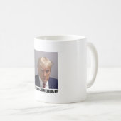 Donald J Trump Tasse Shot - Nie übergeben Long Sle (VorderseiteRechts)