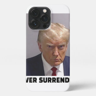 Donald J Trump Tasse Shot - Nie übergeben Long Sle iPhone 13 Pro Hülle