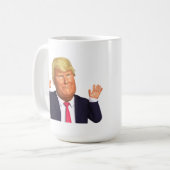 Donald John Trump Foto Tasse (Vorderseite Links)